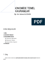 Ergonomide Temel Kavramlar: Öğr. Gör. Mehmet Ali ZENGİN