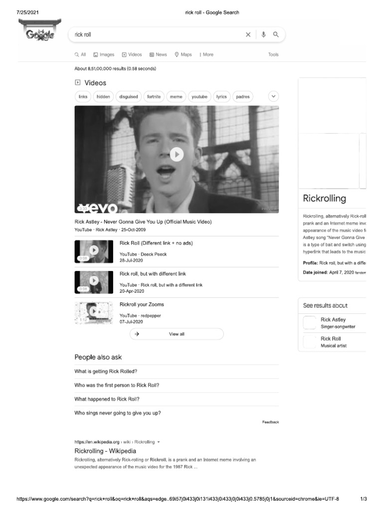 Rickrolling - Wikipedia
