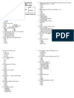 Soal UTS SMSTR 2 Kelas 4