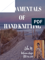Fundamentals OF Hand Knitting: Isha M