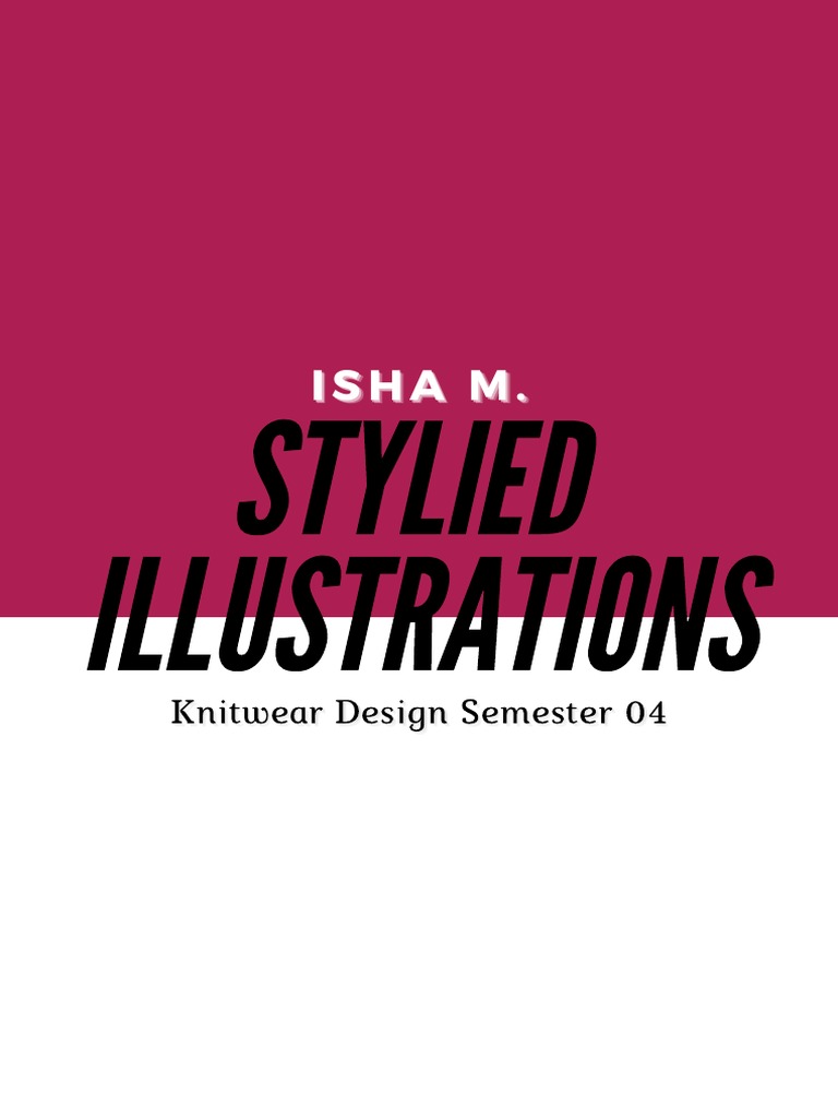 Knitwear Design Illustrations by Isha M. | PDF
