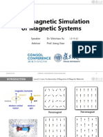 Micromagnetic Simulation of Magnetic Systems