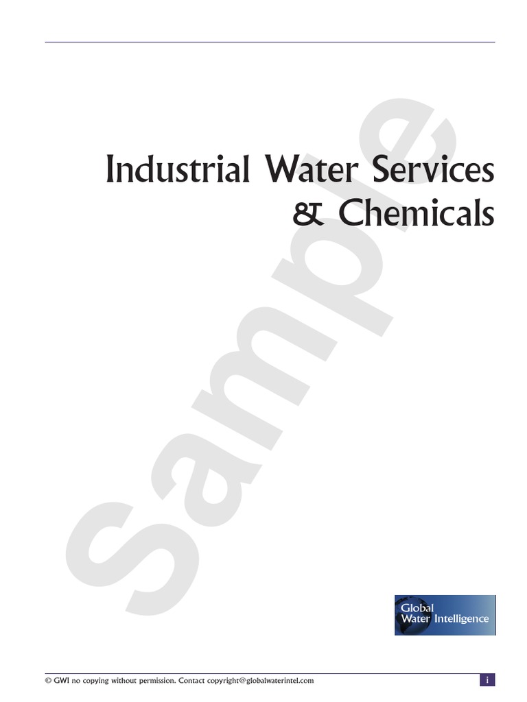 Industrial Water Services & Chemicals Sample PDF Water Treatment