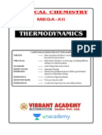 Unacademy ThermodynamicsheetMega XII