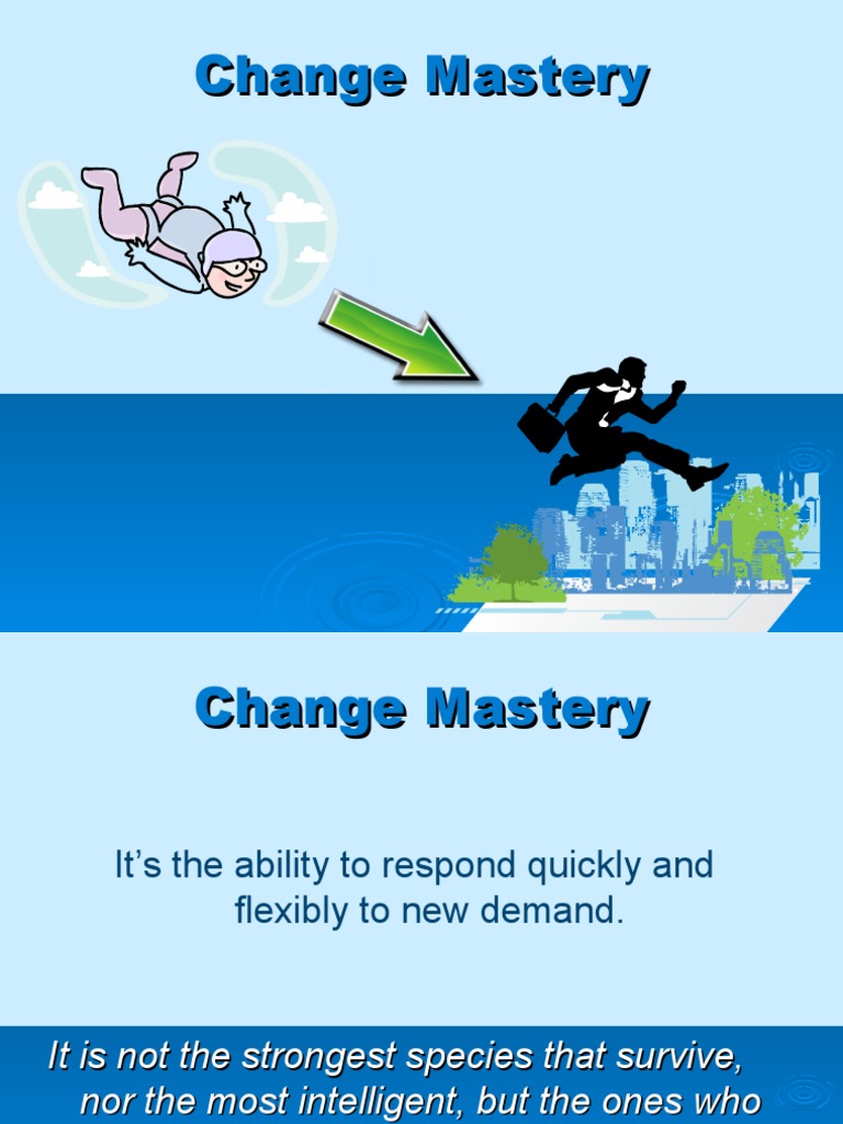 Change Mastery Pdf Interpersonal Communication Motivation