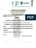 Certificados de Trabajo Pia