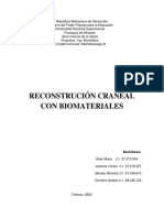 Reconstrucción Craneal Con Biomateriales