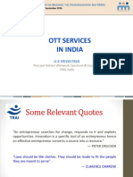 OTT Services in India Growth and Regulatory Issues