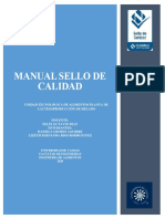 Manual de Sello de Calidad Helado Daniela Osorio Aguirre - Lizeth Ríos Rodríguez