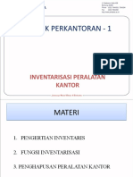 Inventarisasi Peralatan Kantor