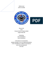 Format Laporan Spesialisasi