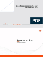 Uso Del Lms para Formacion Presencial Orientaciones Generales para Sesiones en Linea