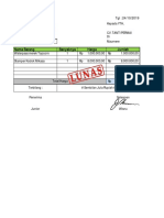 Nota Kontan CV Tanti Permai