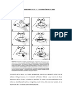 Hallazgos anormales en la boca