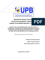 Perfil de Grado UPB- Sandra Maria Abasto