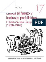 Martinez Rus Ana - Libros Al Fuego Y Lecturas Prohibidas