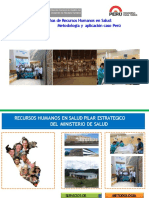 Estimación de Brechas de Recursos Humanos en Salud: Metodología y aplicación caso Perú