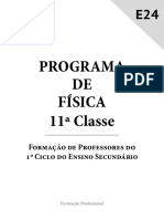 PROGRAMA DE FÍSICA  11ª CLASSE