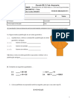 Ficha Mat nº4 5ºano