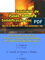 Estudo de Concreto Refratário de Alumina-Cromo para Abóbada de Forno Elétrico A Arco