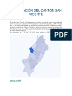Información Del Cantón San Vicente