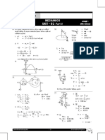 Mechanics UNIT - 02 Part V: Model Answers