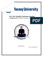 Quality Systems Design - Quality Concepts and Models