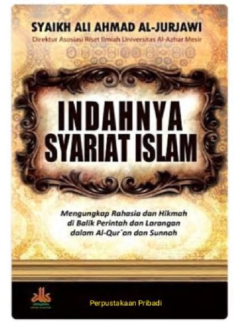 Indahnya Syariat Islam by Syaikh Ali Ahmad Abdul Jurjawi | PDF