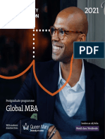 Global MBA: Postgraduate Programme