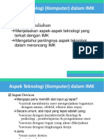 Aspek Teknologi Dalam IMK