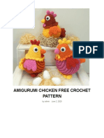Amigurumi Chicken Free Crochet Pattern: by Admin June 2, 2020
