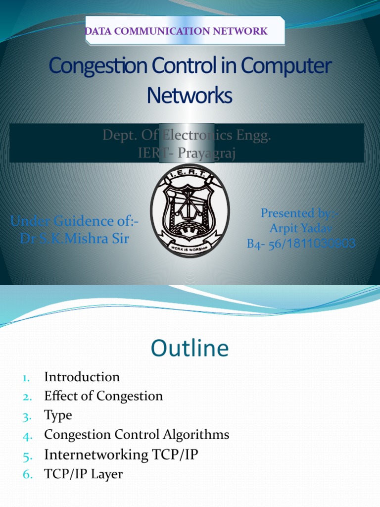 Congestion Control PPT 22 | PDF | Internet Protocol Suite | Network ...