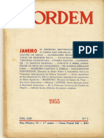 O Limbo Das Criancas Dom Estevao Bettencourt a Ordem Janeiro 1955