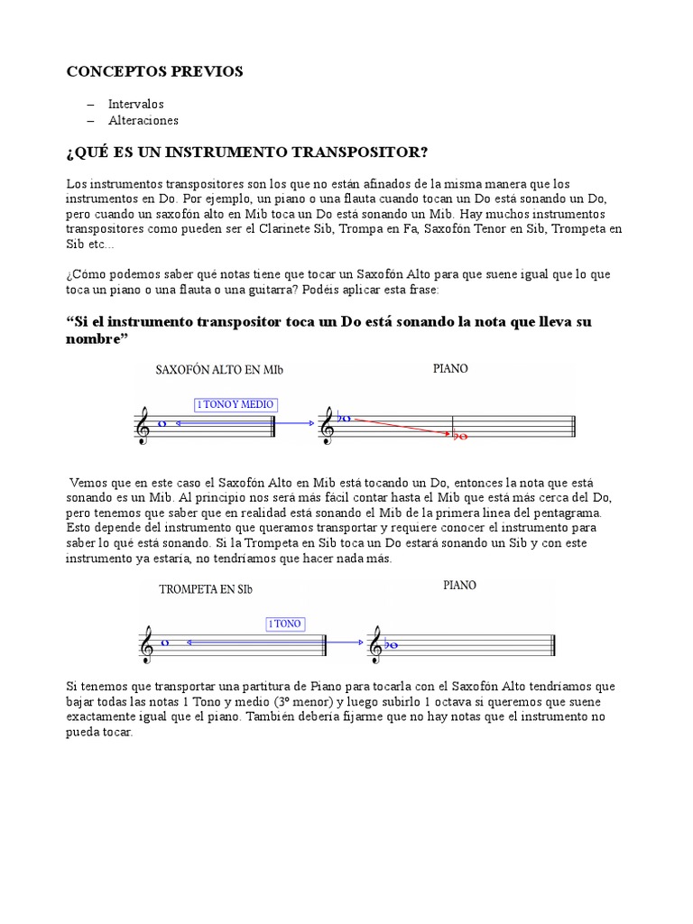 Instrumentos Transpositores PDF