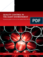 Quality Control in The Audit Enviroment 2010