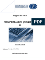 Comptabilité Générale S2 2020-2021