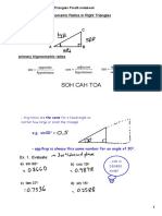 1.1 Trig Ratios in Right Triangles