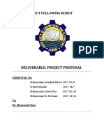 Object Following Robot: Deliverable: Project Proposal