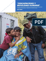 Informe Discapacidad y Movilidad Humana 2021
