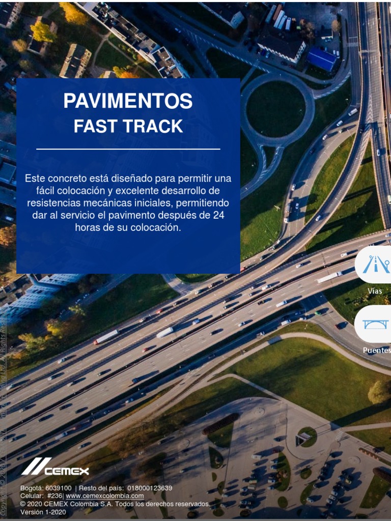 Fast Track - Cemex Colombia | PDF | Hormigón | Cemento