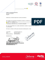 Apertura de Cuenta Davivienda Juan Jose 2020 - Otros