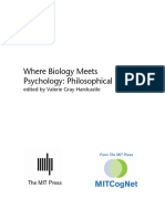 Where Biology Meets Psychology.philosophical Essays