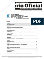 Lei Complementar Nº. 014 - 2014 - Politica Ambiental - Entre Rios