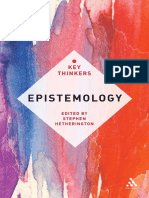 Epistemology.Stephen Hetherington