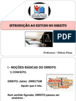 Noções básicas do direito