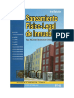 Saneamiento Fisico Legal de Inmuebles