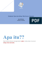 Membuat Ujian Dan Rekap Nilai Secara Otomatis