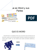 Qué es Word y sus partes principales