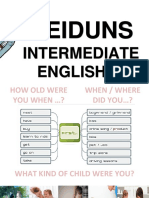 Ceiduns: Intermediate English Iv
