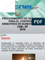 Diapositiva Siniestros en Subestaciones 2016